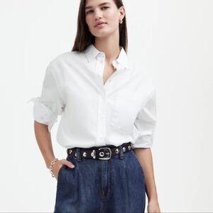 Madewell Crisp White Button-Up Shirt